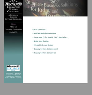 Jennings Information Systems Consulting Home Page